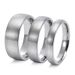 Men And Women's Jewelry Personalized Sand Surface Inner And Outer Balls 4 6 8MM Tungsten Gold Ring Tungsten Steel Ring_ipsvogv.com