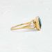 Sanjie 2025 New Internet Celebrity Women's Diamond Alloy Inlaid Green Ring Jewelry_ipsvogv.com
