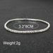 Multicolor Rhinestone Elastic Shiny Simple Bracelet Jewelry for Women F7310_ipsvogv.com