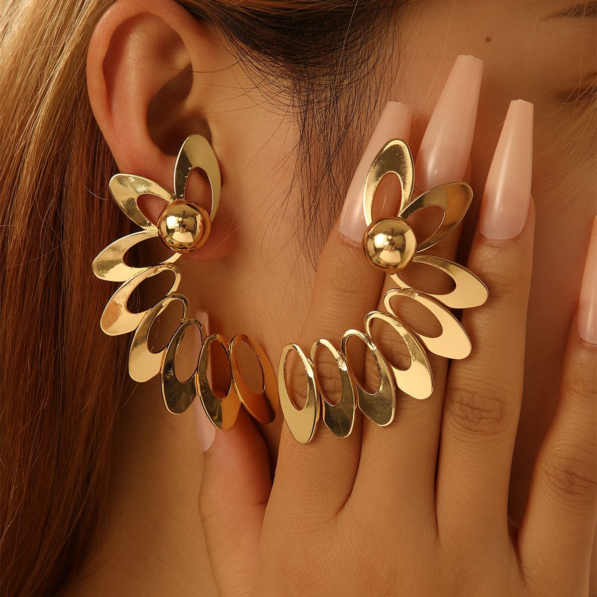Korean And Japanese Niche Design Angel Wings Exquisite Versatile Elegant Fashion Stud Earrings_ipsvogv.com