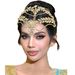 Women's Jewelry Crystal Hair Comb Headband Handmade Rhinestone Floral Hair Accessory For Weddings Parties Gifts Headband Forehead Chain Accessories_ipsvogv.com