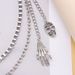 Fashion Trend Personalized Skull Ghost Hand Pendant Double Layer Heavy Metal Chain Male Female Same Style Halloween_ipsvogv.com