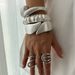 Ins Cool Style Metal Matte Fashion Texture Water Drop Hug Bracelet For Women_ipsvogv.com