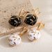 Summer New Titanium Steel Drip Oil Fashionable Geometric Cute, Small, High End Jewelry Earrings_ipsvogv.com