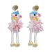 Creative animal series earrings Personalized handmade rice beads cute earrings Ladies daily wear_ipsvogv.com