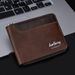 New Men's Short Wallet Retro Multi Slot Zipper Coin Purse Contrasting Color Card Bag_ipsvogv.com