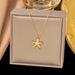 Gold Star Sturdy Gold Buckle Loop Earrings, Stainless Steel Jewelry_ipsvogv.com