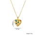 New Open Close Love Necklace With Female Minority Design, High Grade And Elegant Peach Heart Accessories_ipsvogv.com