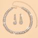 Ladies' Jewelry BRILLIANT BRIDE - Diamond Wedding Jewelry Set (Necklace & Earrings, Luxury Bridal Accessories)_ipsvogv.com