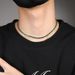 Hip-Hop Vintage Green Zircon Necklace Light Luxury New 3mm Tennis Chain Unisex Fashion Trendy Jewelry_ipsvogv.com