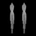 Unisex New Small Jewelry Wholesale Popular Exquisite Claw Chain Rhinestone Tassel Earrings Earrings Trend_ipsvogv.com