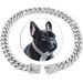 Hip Hop Pet Collar Cuban Dog Chain Full Diamond Necklace Buckle Gold Silver_ipsvogv.com