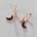 Star And Moon Asymmetrical Earrings For Women Detachable Star And Moon Earrings For Women_ipsvogv.com