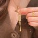 Lucky Magic Wand Brushed Four Leaf Flower Scepter Necklace Women's Fashion Light Luxury Clavicle Chain_ipsvogv.com