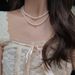 French Freshwater Pearl Round Bead Necklace For Women, Light Luxury, High-end Temperament, Neck Chain, Ins, Niche_ipsvogv.com
