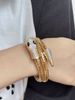 New Exaggerated Snake-Shaped Wrap Adjustable Alloy Inlaid With Rhinestones Niche Hip-Hop Punk Style Men's Bracelet_ipsvogv.com