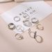 Minimalist Love Aircraft Arrow 10 Piece Combination Set Ring_ipsvogv.com