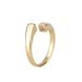 Wind Crossed Zirconia Simple Cool, Irregular Square Diamond Ring, Exquisite And Refined Hand Jewelry With Elegant_ipsvogv.com