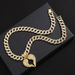 Unisex New Arrival Full Diamond Alloy Wing Pendant Cuban Chain Necklace Trendy Wing Heart Pendant Accessories_ipsvogv.com