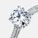 Four Claw Inlaid Brilliant Moissanite Ring S925 Silver Full Inlaid Colored Gemstone Engagement Ring_ipsvogv.com