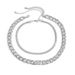 Jewelry Punk Metal Texture Snake Bone Chain Set Necklace Hip Hop Thick Chain Hollow Necklace For Women_ipsvogv.com