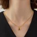 Women's Jewelry Autumn And Winter Maillard Style Tiger Eye Stone Pendant Necklace High End Design Fashionable All Match Stacking Sweater Chain_ipsvogv.com