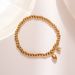 Unisex Jewelry Fashion bracelet Lotus lucky beads bracelet birth year full body titanium steel bracelet_ipsvogv.com