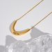 Spot INS Gold Plated Bohemian Style POP Titanium Steel Retro Geometric U Shaped Necklace_ipsvogv.com