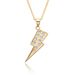 Women’s Jewelry Set Fashion Hot Selling Hip Hop Lightning Pendant Fashion Personality Round Zircon Hip Hop Hip Hop Pendant_ipsvogv.com