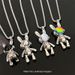 Mobile Mechanical Rabbit Necklace Men, Hip-hop Trendy Accessories For Women, Niche Design, Instagram Couple Sweater_ipsvogv.com