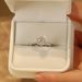 Moissanite Diamond Ring One Carat Live Twist Arm Ring For Women_ipsvogv.com
