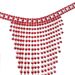 Fashion rhinestone tassel necklace sexy red full diamond multi layer versatile clavicle necklace_ipsvogv.com