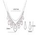ETERNAL VEIL - Bridal Jewelry Set (European & American Wedding Collection, Necklace & Earrings Set 622, Luxury)_ipsvogv.com