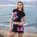Women's clothing new short-sleeved printed hip skirt suit ladies high-end suit two-piece skirt_ipsvogv.com