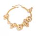 Fashionable Texture Metal Smooth Round Pendant With Heavy Chain And Collarbone Necklace Design_ipsvogv.com