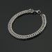 Stainless Fashion Men's Punk Bold Titanium Steel Cuban Chain Personality HIPHOP Bracelet Men_ipsvogv.com
