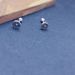 Cross Boat Rudder Men's Silver Needle Anti Allergy 2025 New High-end Sensory Earrings_ipsvogv.com