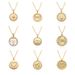 Unisex Micro Inlaid Zircon Simple Light Luxury High End Round Love Heart Pendant Necklace_ipsvogv.com