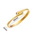 Titanium steel extremely simple bracelet cross-border hot sale popular high-grade vacuum furnace electroplating glossy stainless steel bracelet_ipsvogv.com