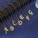Hot Sales Skyrim Stainless Steel Initial A-Z Capital Letter Pendant Necklace for Men Alphabet Beaded Chain Necklaces Fashion_ipsvogv.com