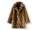 Women's fur coat women's mid-length suit collar sexy leopard print coat_ipsvogv.com