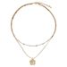 Design Korean Instagram Style Double Layered Flower Necklace For Women's Fashion And Luxury, Summer Collarbone Chain_ipsvogv.com