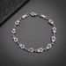 Cloud Brocade Cross Shaped Colorful Jewelry Zircon Seven 11 Color Optional Women's Bracelet_ipsvogv.com