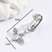 Ins spicy girl bat shaped niche design buckle hip-hop style no punching ring inlaid with diamonds versatile navel nail_ipsvogv.com
