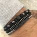 Jewelry Black Matte Copper Inlaid Zirconium Diamond Ball Flying Saucer Long Bracelet Bracelet Set Wholesale Men's Braided Bracelet_ipsvogv.com