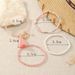 Alloy LOVE Pink Tassel Multi Layer Rice Bead Stacked Bohemian Women's Bracelet_ipsvogv.com