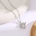 Jumping Heart Titanium Steel Flexibility Necklace Female Heart Angel Wings Collar Chain Korean Version Simple and_ipsvogv.com