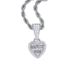 Women's Jewelry Hip Hop Heart Shaped Zircon Pendant Diamond Studded Full Diamond_ipsvogv.com