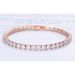 Stacked Wind Japanese Korean 4mm Zircon Set Tennis Bracelet East Gate Dia Men's And Women's Chain Jewelry_ipsvogv.com