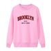 Women's Clothing 2024 autumn new round neck long sleeve letter women's casual outer wear plus velvet large size sweater tops women _ipsvogv.com